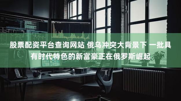 股票配资平台查询网站 俄乌冲突大背景下 一批具有时代特色的新富豪正在俄罗斯崛起