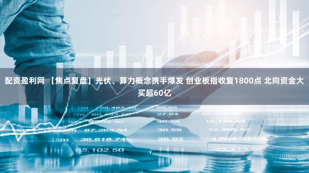 配资盈利网 【焦点复盘】光伏、算力概念携手爆发 创业板指收复1800点 北向资金大买超60亿