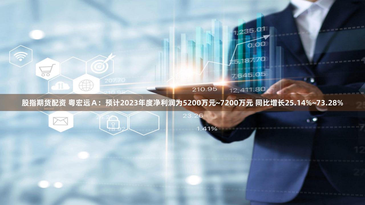 股指期货配资 粤宏远Ａ：预计2023年度净利润为5200万元~7200万元 同比增长25.14%~73.28%