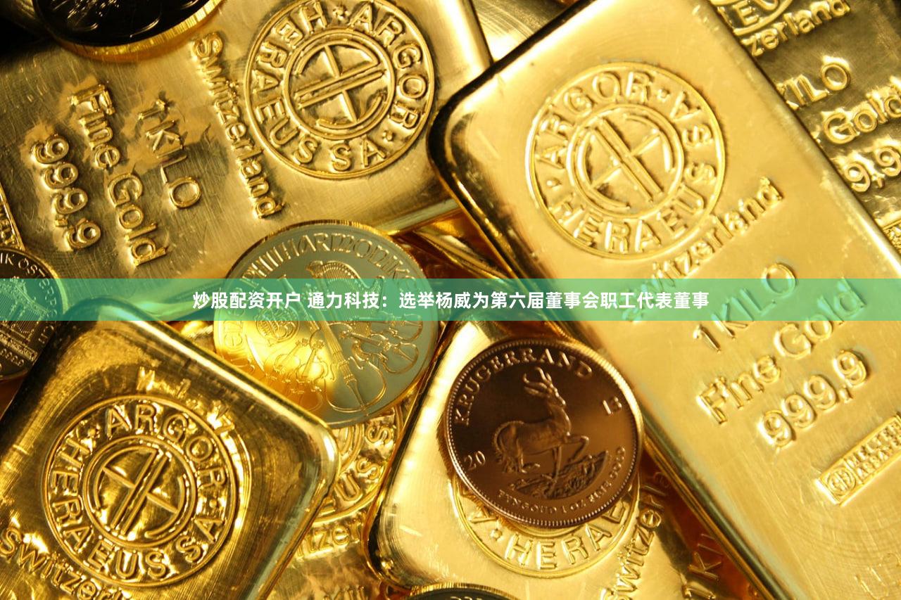 炒股配资开户 通力科技：选举杨威为第六届董事会职工代表董事