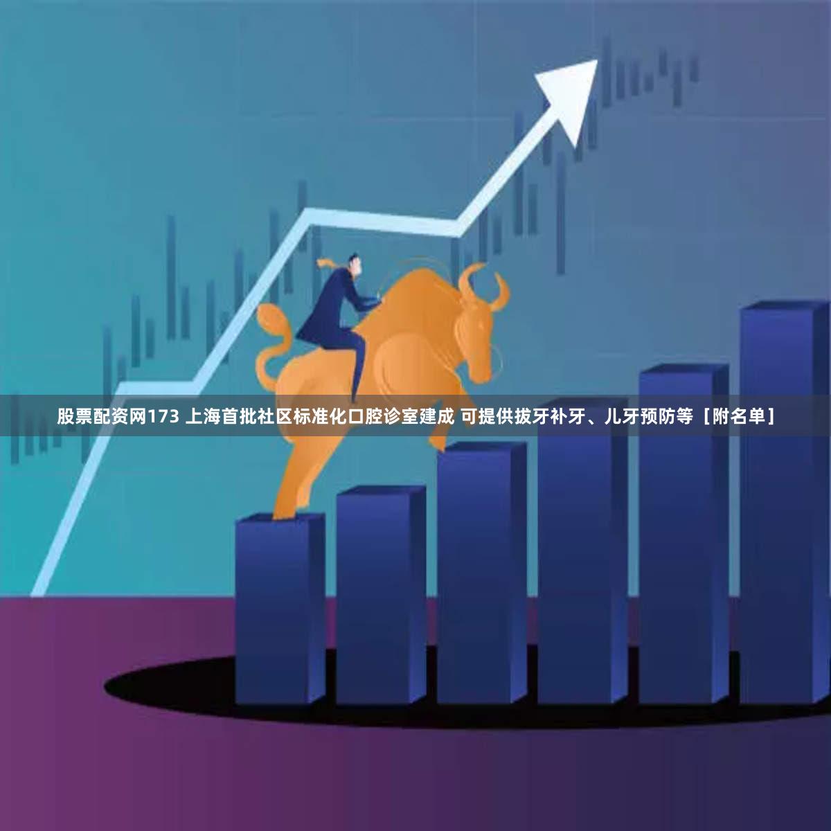 股票配资网173 上海首批社区标准化口腔诊室建成 可提供拔牙补牙、儿牙预防等［附名单］